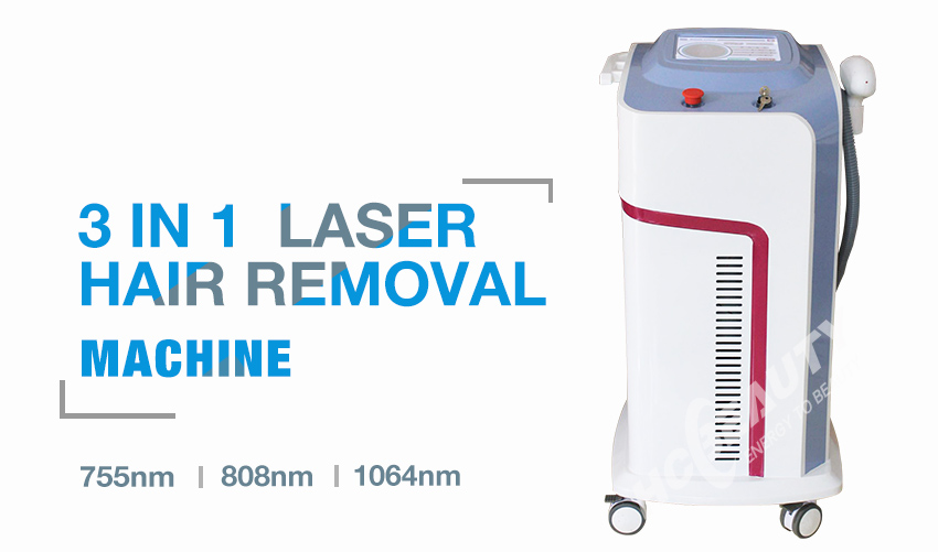 3 Wavelength Laser Hair Removal System with Big Spot